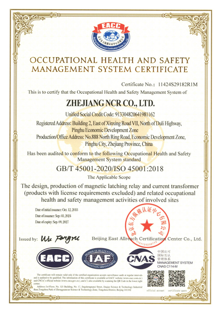 Occupational Health and Safety Management System